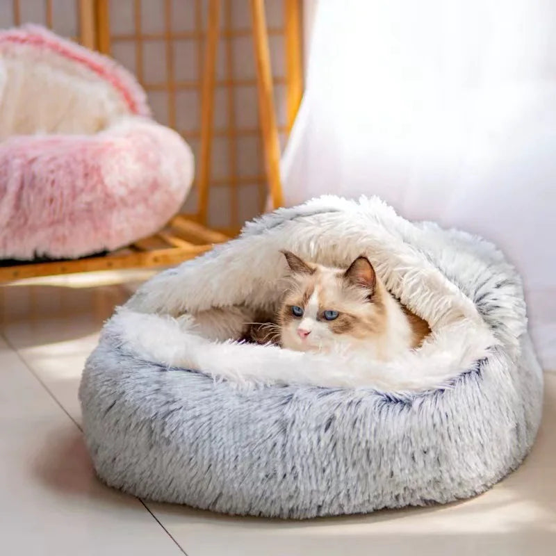 Cama Nido Semi Cerrada para Gatos